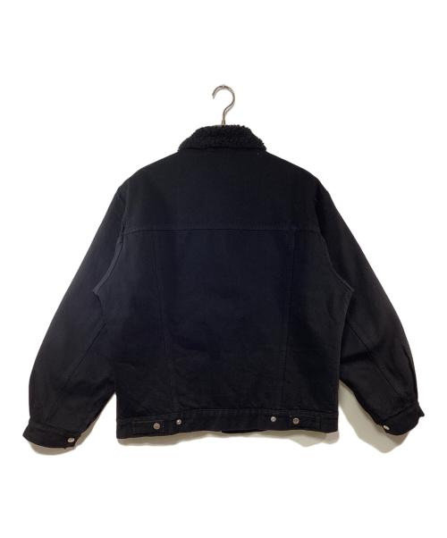 Wrangler（ラングラー）Wrangler (ラングラー) WAKO MARIA (ワコマリア) TRUCKER JACKET ブラック サイズ:Lの古着・服飾アイテム