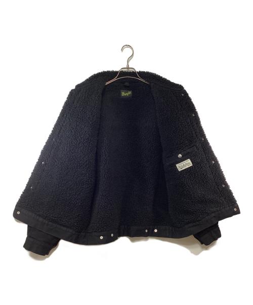Wrangler（ラングラー）Wrangler (ラングラー) WAKO MARIA (ワコマリア) TRUCKER JACKET ブラック サイズ:Lの古着・服飾アイテム