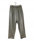 Graphpaperグラフペーパー）の古着「Ultra Compact Terry Sweat Pants」｜ライトグレー