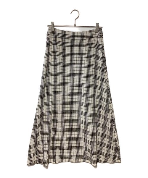 SLOBE IENA（スローブ イエナ）SLOBE IENA (スローブ イエナ) ロングスカート ブラック×ホワイト サイズ:38の古着・服飾アイテム