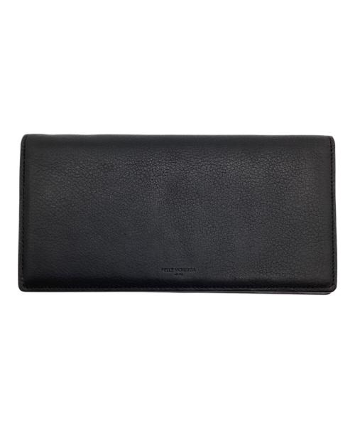 PELLE MORBIDA（ペッレモルビダ）PELLE MORBIDA (ペッレモルビダ) 長財布 ブラックの古着・服飾アイテム