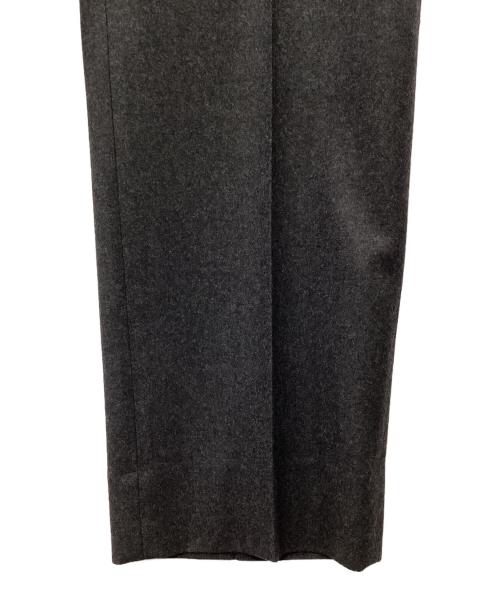 COMOLI（コモリ）COMOLI (コモリ) ウールフラノパンツ グレー サイズ:3の古着・服飾アイテム