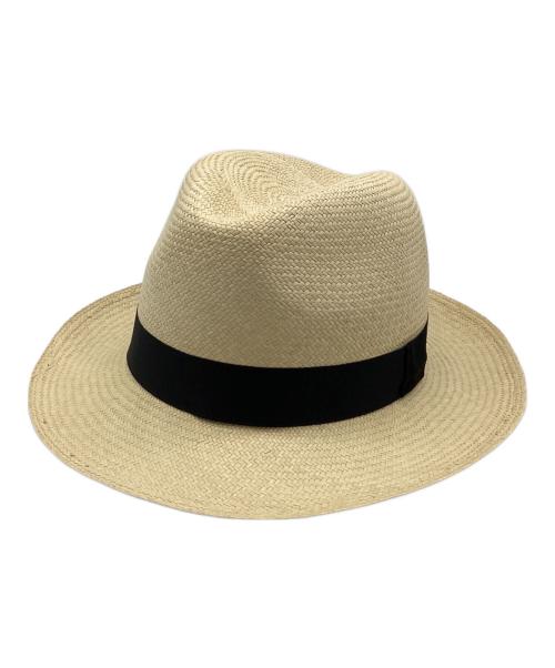 eloy bernal（エロイ ベルナール）eloy bernal (エロイ ベルナール) パナマハット ナチュラル サイズ:Lの古着・服飾アイテム