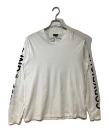 DIESEL（ディーゼル）の古着「ロングスリーブTシャツ」｜ホワイト