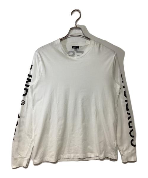 DIESEL（ディーゼル）DIESEL (ディーゼル) ロングスリーブTシャツ ホワイト サイズ:Lの古着・服飾アイテム