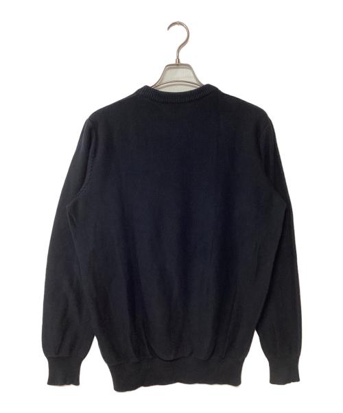 LOUIS VUITTON（ルイ ヴィトン）LOUIS VUITTON (ルイ ヴィトン) フロントロゴリブネックニット ブラック サイズ:XLの古着・服飾アイテム