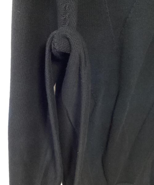 LOUIS VUITTON（ルイ ヴィトン）LOUIS VUITTON (ルイ ヴィトン) フロントロゴリブネックニット ブラック サイズ:XLの古着・服飾アイテム
