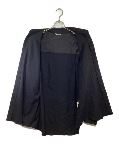 AURALEE（オーラリー）AURALEE (オーラリー) SUPER LIGHT WOOL SHIRTS ブラック サイズ:4の古着・服飾アイテム