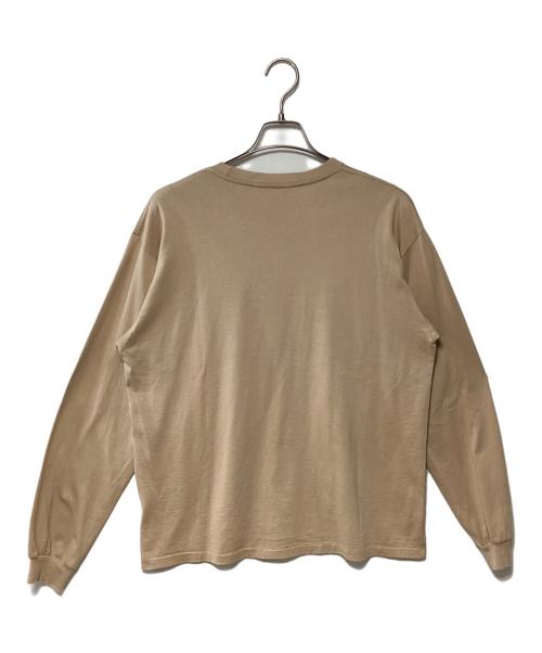 AURALEE（オーラリー）AURALEE (オーラリー) LUSTER PLAITING L/S TEE ベージュ サイズ:4の古着・服飾アイテム