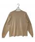 AURALEE (オーラリー) LUSTER PLAITING L/S TEE ベージュ サイズ:4：6000円