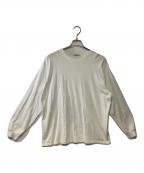 AURALEEオーラリー）の古着「LUSTER PLAITING L/S TEE」｜ホワイト