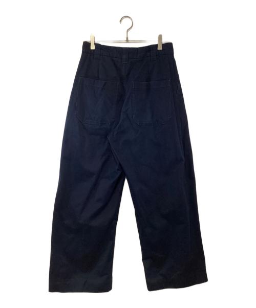 STUDIO NICHOLSON（スタジオ ニコルソン）STUDIO NICHOLSON (スタジオ ニコルソン) Deep Pleat Volume Pant ネイビー サイズ:Sの古着・服飾アイテム