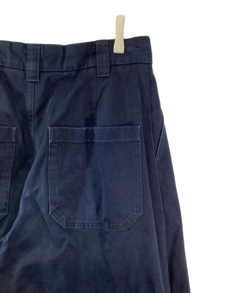 STUDIO NICHOLSON（スタジオ ニコルソン）STUDIO NICHOLSON (スタジオ ニコルソン) Deep Pleat Volume Pant ネイビー サイズ:Sの古着・服飾アイテム
