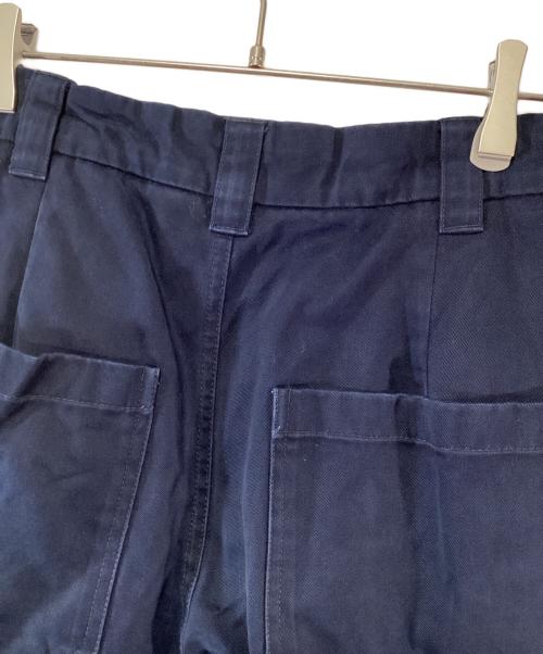 STUDIO NICHOLSON（スタジオ ニコルソン）STUDIO NICHOLSON (スタジオ ニコルソン) Deep Pleat Volume Pant ネイビー サイズ:Sの古着・服飾アイテム