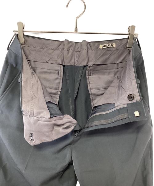 AURALEE（オーラリー）AURALEE (オーラリー) LIGHT WOOL MAX GABARDINE SLACKS グレー サイズ:4の古着・服飾アイテム