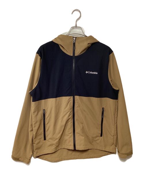 Columbia（コロンビア）Columbia (コロンビア) Vizzavona Pass II Jacket ベージュ×ブラック サイズ:Lの古着・服飾アイテム