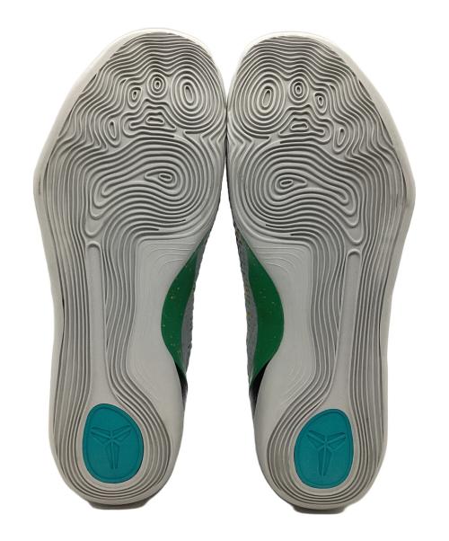 NIKE（ナイキ）NIKE (ナイキ) バスケットシューズ　KOBE 9 ELITE グレー×グリーン サイズ:32 未使用品の古着・服飾アイテム