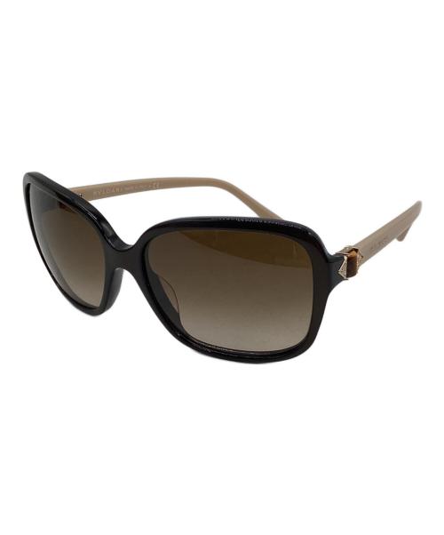 BVLGARI（ブルガリ）BVLGARI (ブルガリ) サングラス ベージュ×ブラウン サイズ:58⬜︎16の古着・服飾アイテム