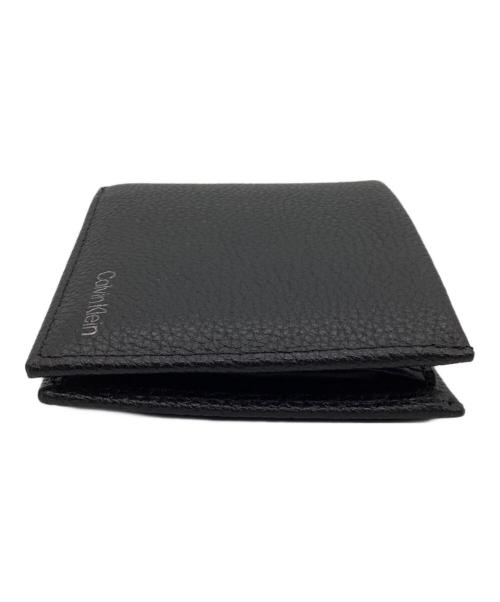 Calvin Klein（カルバンクライン）Calvin Klein (カルバンクライン) 2つ折り財布 ブラックの古着・服飾アイテム