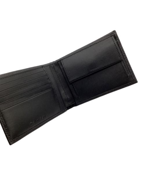 Calvin Klein（カルバンクライン）Calvin Klein (カルバンクライン) 2つ折り財布 ブラックの古着・服飾アイテム