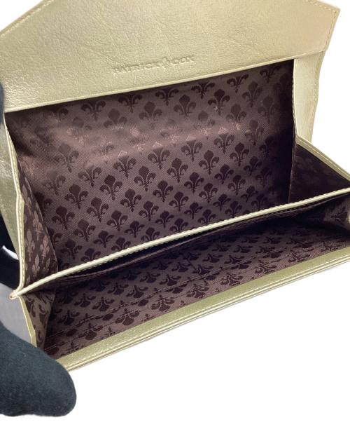 PATRICK COX（パトリックコックス）PATRICK COX (パトリックコックス) ロングウォレット ゴールドの古着・服飾アイテム