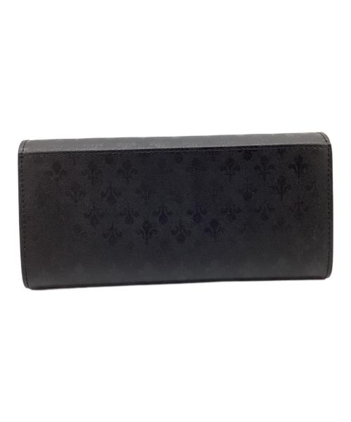PATRICK COX（パトリックコックス）PATRICK COX (パトリックコックス) フラップロングウォレット ブラック×ピンクの古着・服飾アイテム