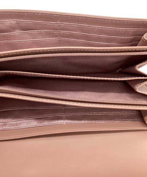 PATRICK COX（パトリックコックス）PATRICK COX (パトリックコックス) フラップロングウォレット ブラック×ピンクの古着・服飾アイテム