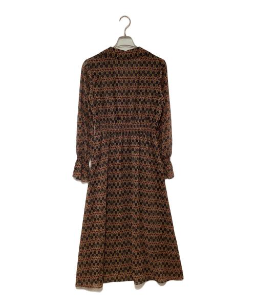 Diagram（ダイアグラム）Diagram (ダイアグラム) ワンピース ブラウン×ブラック サイズ:36の古着・服飾アイテム
