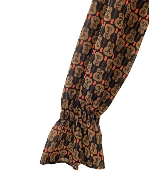 Diagram（ダイアグラム）Diagram (ダイアグラム) ワンピース ブラウン×ブラック サイズ:36の古着・服飾アイテム