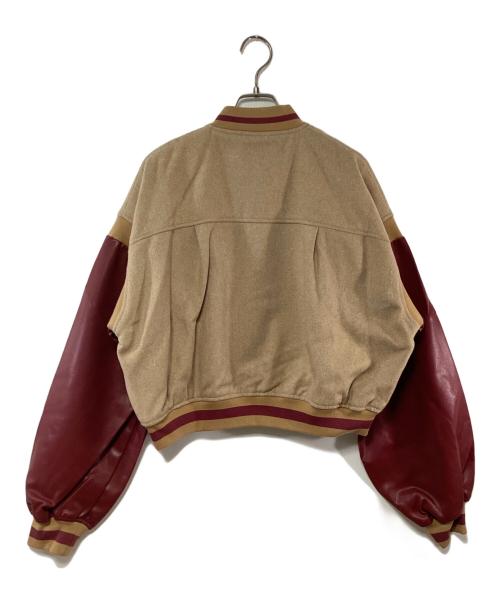 Jouete（ジュエッテ）Jouete (ジュエッテ) スタジャン ライトブラウン×ブラウン サイズ:M 未使用品の古着・服飾アイテム