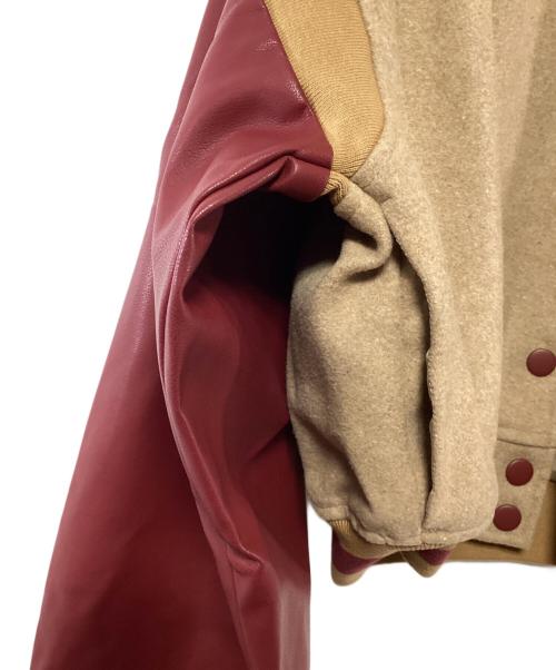 Jouete（ジュエッテ）Jouete (ジュエッテ) スタジャン ライトブラウン×ブラウン サイズ:M 未使用品の古着・服飾アイテム