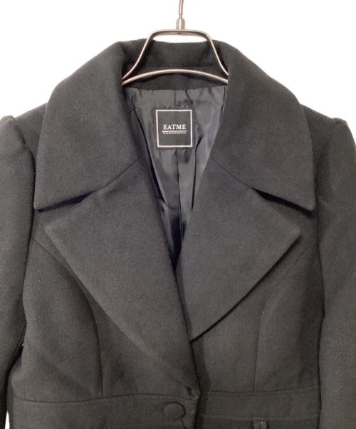 EATME（イートミー）EATME (イートミー) ガーターベルト付きチェスターコート ブラック サイズ:F 未使用品の古着・服飾アイテム