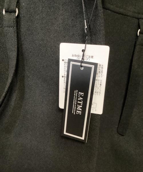 EATME（イートミー）EATME (イートミー) ガーターベルト付きチェスターコート ブラック サイズ:F 未使用品の古着・服飾アイテム