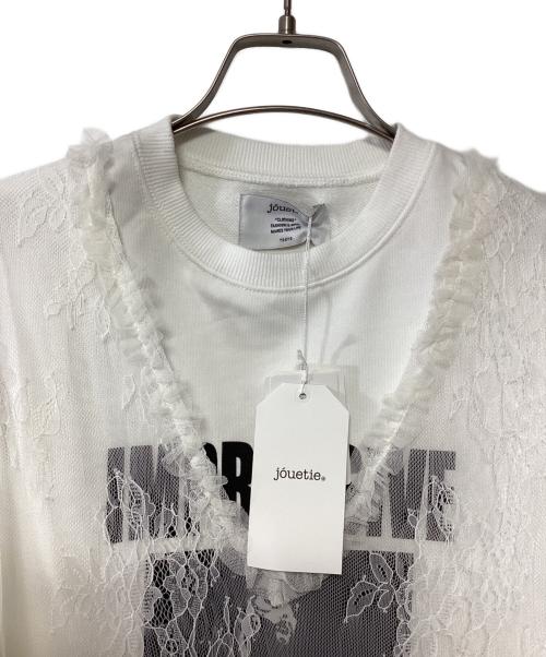 jouetie（ジュエティ）jouetie (ジュエティ) リメイクドッキングワンピース ホワイト サイズ:M 未使用品の古着・服飾アイテム