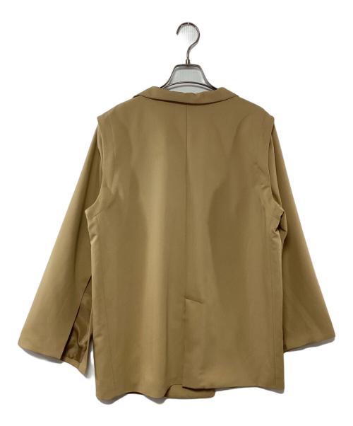 mideal（マイディール）mideal (マイディール) スリット2WAYジャケット ベージュ サイズ:Free 未使用品の古着・服飾アイテム