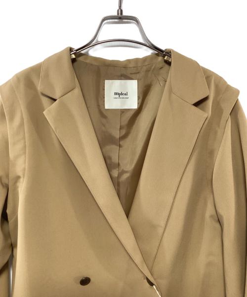 mideal（マイディール）mideal (マイディール) スリット2WAYジャケット ベージュ サイズ:Free 未使用品の古着・服飾アイテム