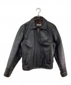 Schottショット）の古着「シングルレザージャケット」｜ブラック