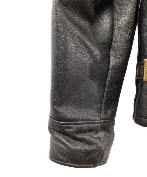 Schott（ショット）Schott (ショット) シングルレザージャケット ブラック サイズ:36の古着・服飾アイテム