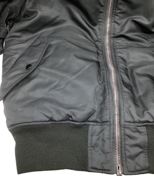ALPHA INDUSTRIES（アルファインダストリーズ）ALPHA INDUSTRIES (アルファインダストリーズ) フライトジャケット ブラック サイズ:XLの古着・服飾アイテム