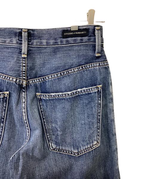 Citizens of humanity（シチズンズオブヒューマニティ）Citizens of humanity (シチズンズオブヒューマニティ) ワイドデニムパンツ インディゴ サイズ:25の古着・服飾アイテム