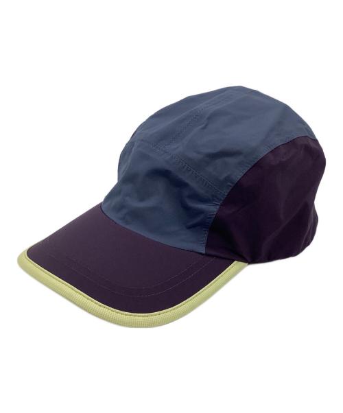 Graphpaper（グラフペーパー）Graphpaper (グラフペーパー) キャップ ネイビー×パープルの古着・服飾アイテム