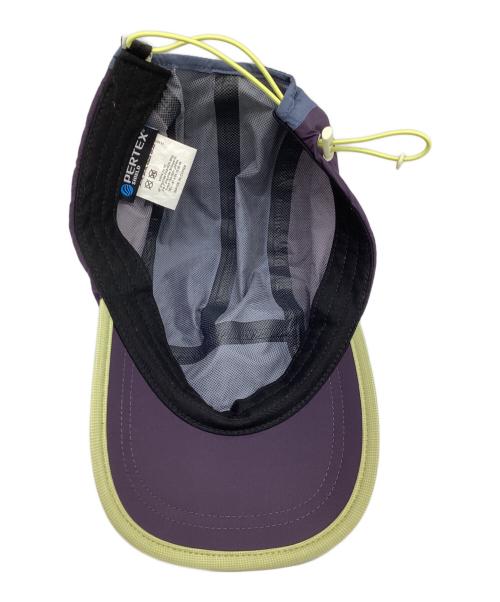 Graphpaper（グラフペーパー）Graphpaper (グラフペーパー) キャップ ネイビー×パープルの古着・服飾アイテム