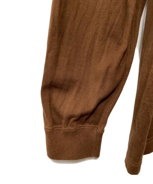 WASTED YOUTH（ウェイステッドユース）WASTED YOUTH (ウエステッド ユース) ラガーシャツ ブラウン×ホワイト サイズ:Lの古着・服飾アイテム