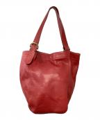 COACHコーチ）の古着「レザートートバッグ」｜レッド