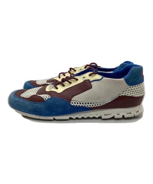 CAMPER（カンペール）CAMPER (カンペール) ローカットスニーカー ブルー×ホワイト×ブラウン サイズ:40の古着・服飾アイテム