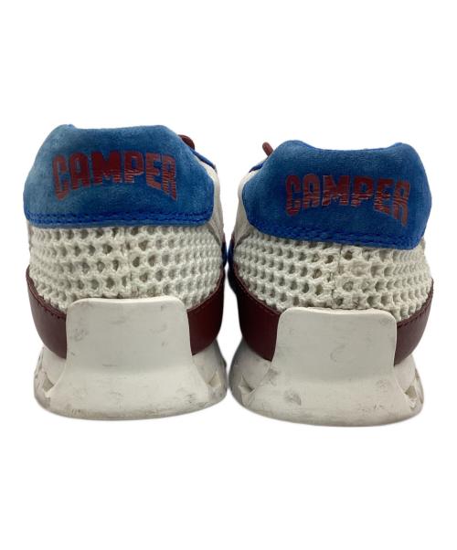 CAMPER（カンペール）CAMPER (カンペール) ローカットスニーカー ブルー×ホワイト×ブラウン サイズ:40の古着・服飾アイテム
