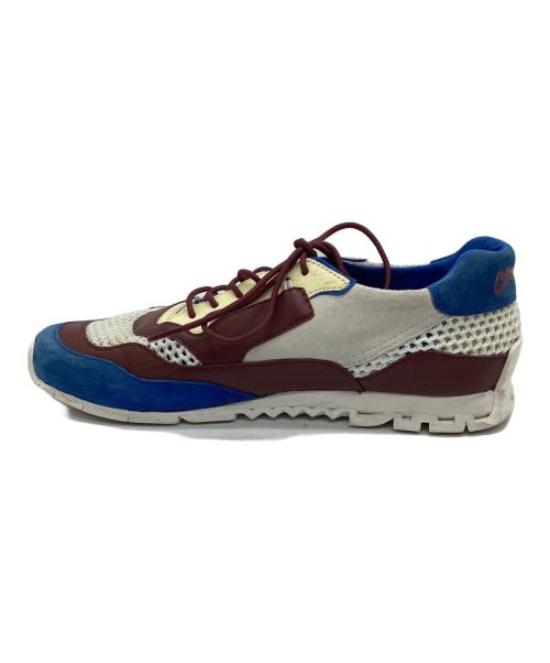 CAMPER（カンペール）CAMPER (カンペール) ローカットスニーカー ブルー×ホワイト×ブラウン サイズ:40の古着・服飾アイテム