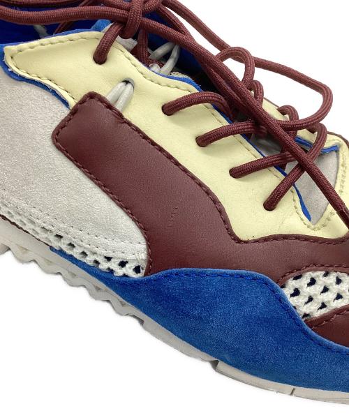 CAMPER（カンペール）CAMPER (カンペール) ローカットスニーカー ブルー×ホワイト×ブラウン サイズ:40の古着・服飾アイテム
