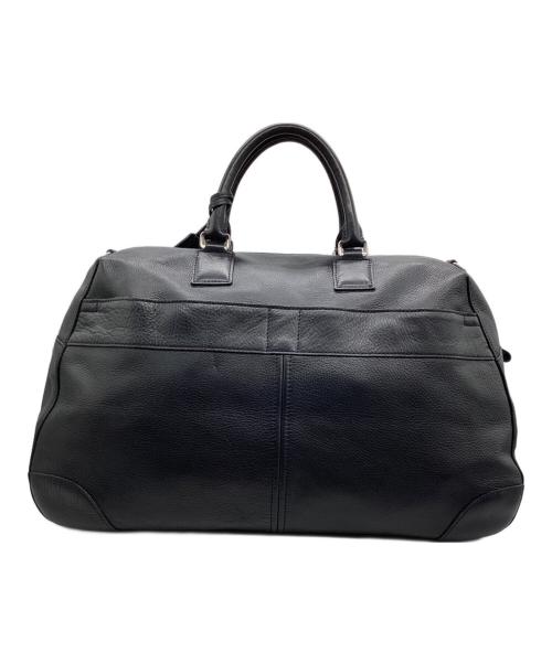 aniary（アニアリ）aniary (アニアリ) レザーボストンバッグ ネイビーの古着・服飾アイテム