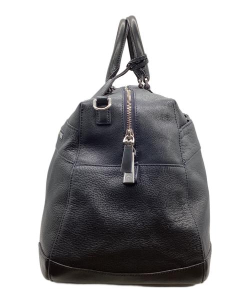 aniary（アニアリ）aniary (アニアリ) レザーボストンバッグ ネイビーの古着・服飾アイテム